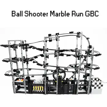 Креативный строительный блок Ball Shooter Marble Run Научный подарок Детская игрушка Образовательная модель MOC Building Blocks MOC-24238