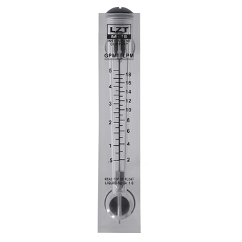 Расходомер типа крепления на панели для измерения расхода воды 0,5-5 GPM 2-18 LPM