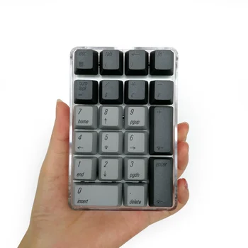 Механическая цифровая клавиатура с 21 клавишей, мини-клавиатура, внешний ноутбук, клавиатура настольного компьютера, интерфейс USB, многофункциональная клавиатура