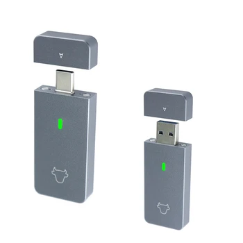 Корпус твердотельного накопителя M.2 Nvme 2230 JMS583 SSD Case Адаптер M.2 M Key Коробка для внешнего жесткого диска USB3.2 Gen2 USB Type-C M & B Key