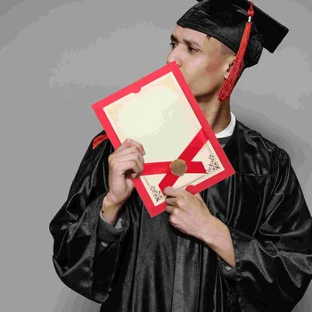 Держатель бумажного файла Держатель бумажного диплома Рамка для сертификата Папка для файлов Сертификат Бумажная оболочка