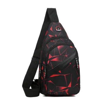 2023 Новая мужская нагрудная сумка, новая модная повседневная спортивная водонепроницаемая сумка через плечо в корейском стиле, нагрудная сумка через плечо для мужчин